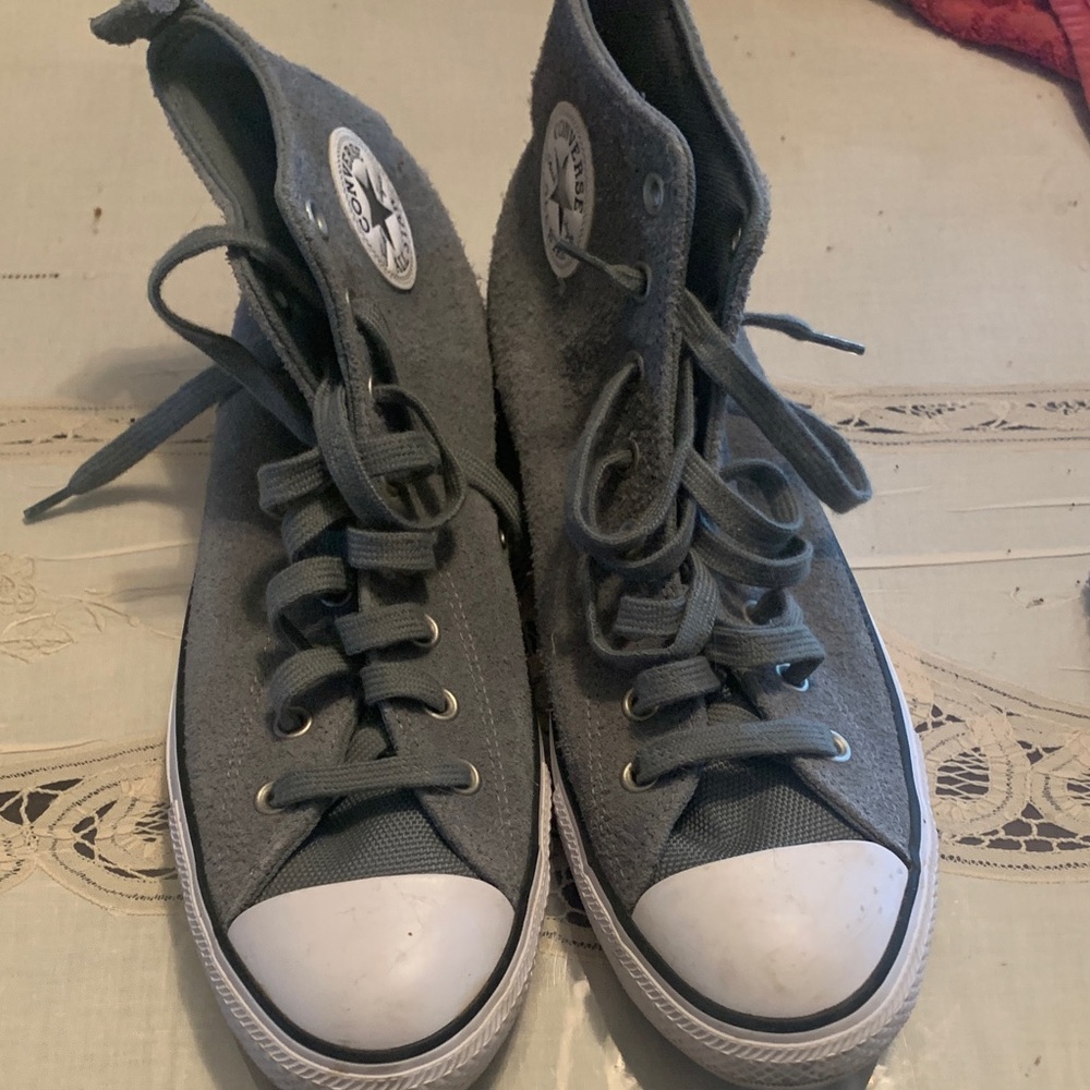 Converse Gray High-Top Sneakers for Men